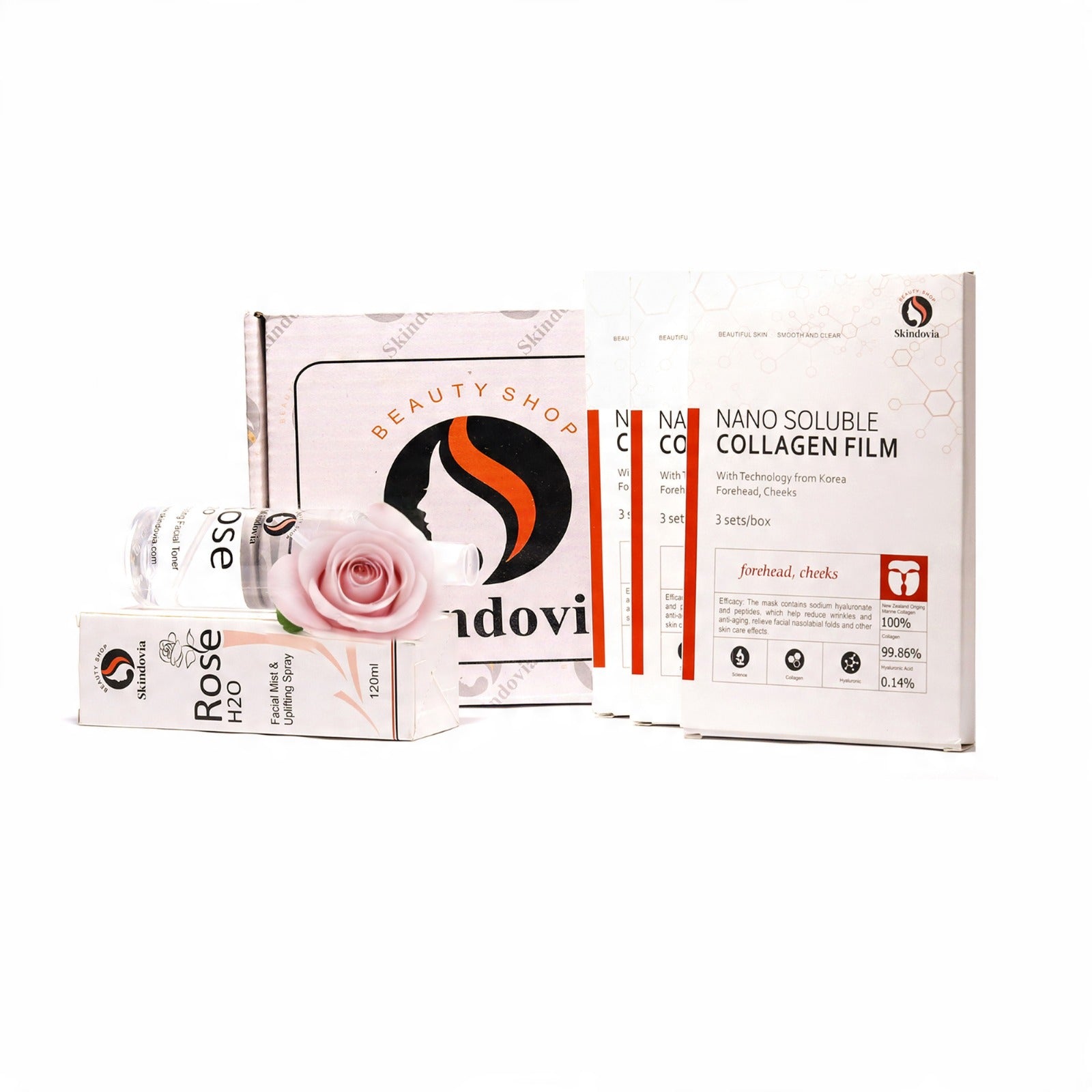 Ultimate Glow Pack - ( 9 Masks + Rose Water)