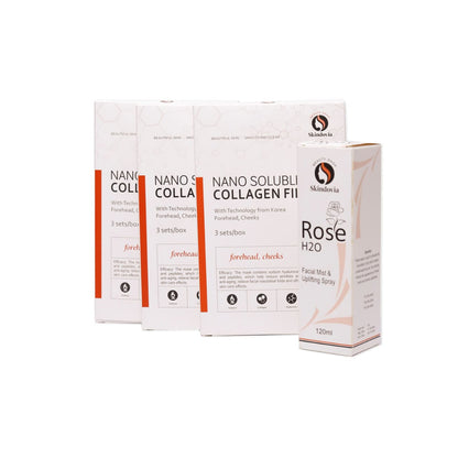 Ultimate Glow Pack - ( 9 Masks + Rose Water)