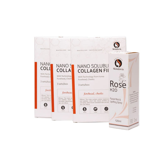 Ultimate Glow Pack - ( 9 Masks + Rose Water)